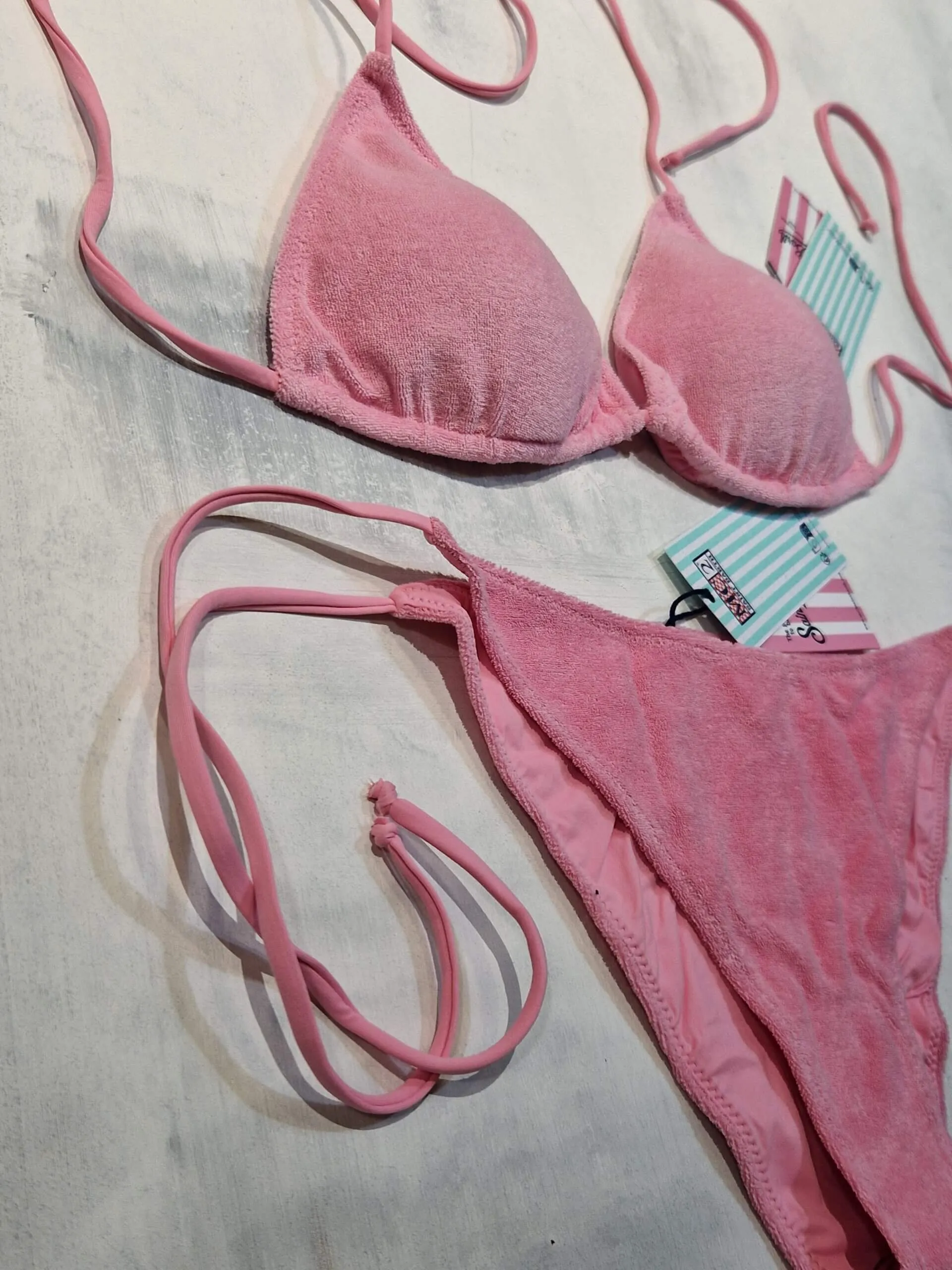 -Costume da donna MC2 Saint Barth in spugna col. rosa
