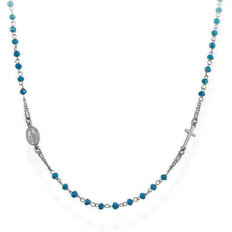 AMEN Collana donna gioielli Amen Rosari CRONBL3