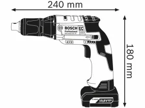 Avvitatore per cartongesso GTB 12V-11 Bosch in valigetta senza batteria