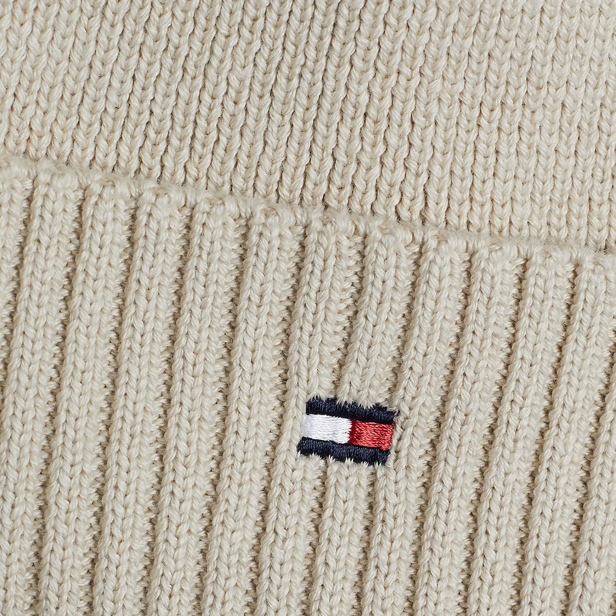 Berretto kids unisex con logo beige