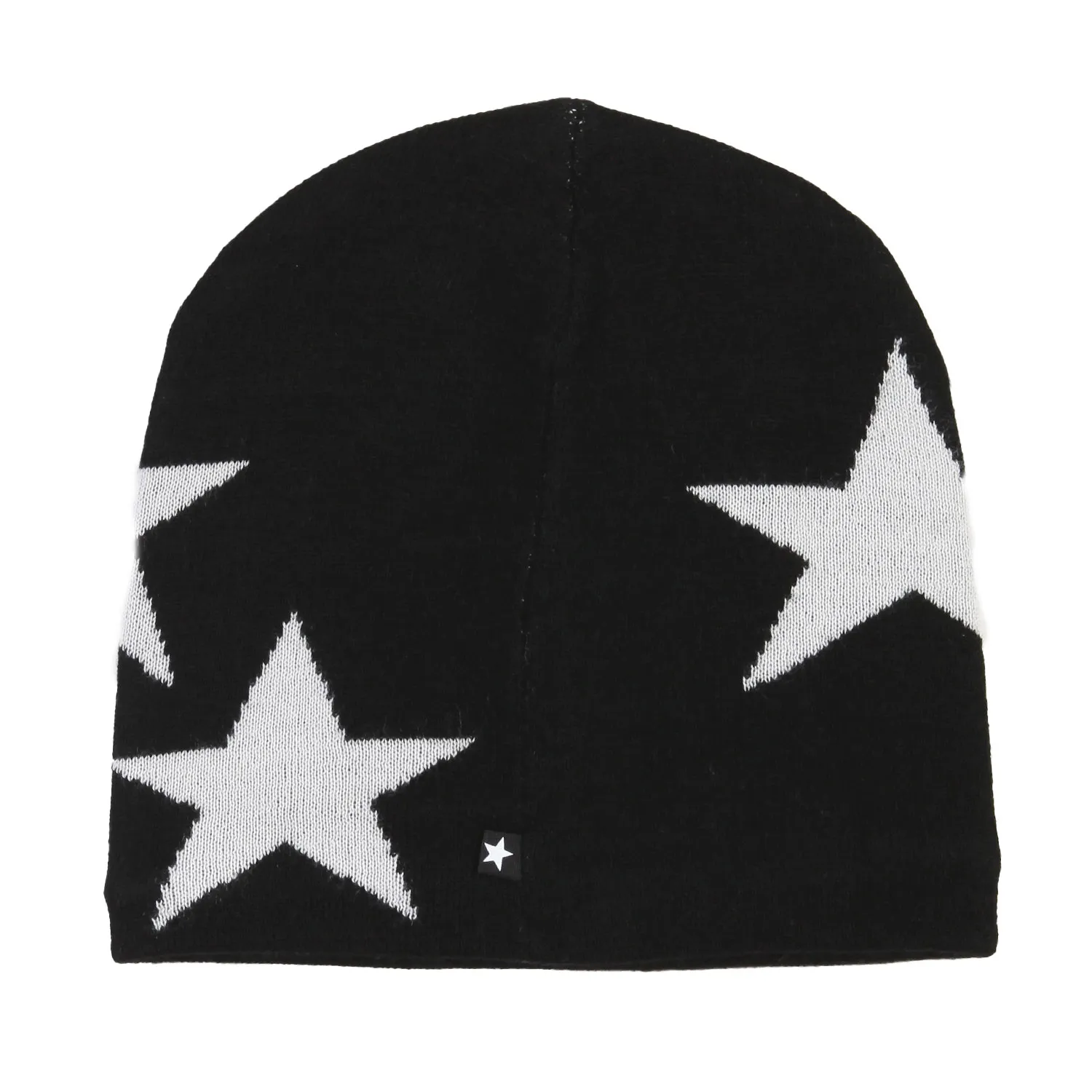 Berretto Unisex Colder Nero Con Stelle Grigie