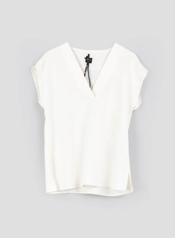 Blusa in satin panna - Marella