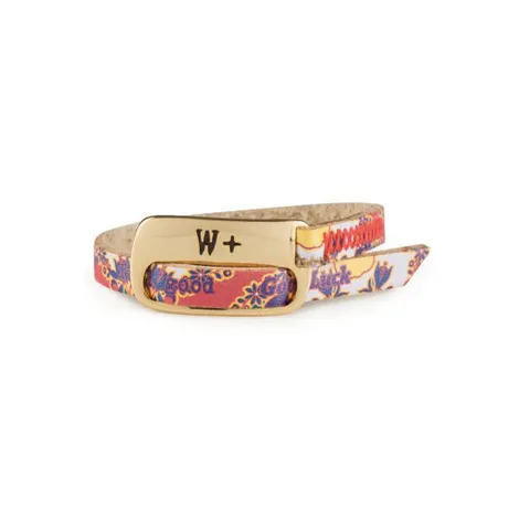  BRACCIALE WE POSITIVE PRINTED BIG FOLK COL. ROSSO