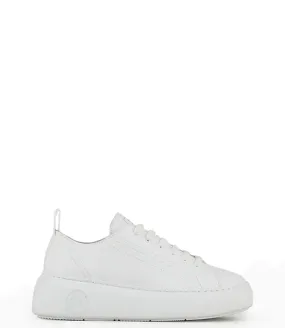 Brand ARMANI EXCHANGE Sneakers donna bianca chunky in pelle bianca