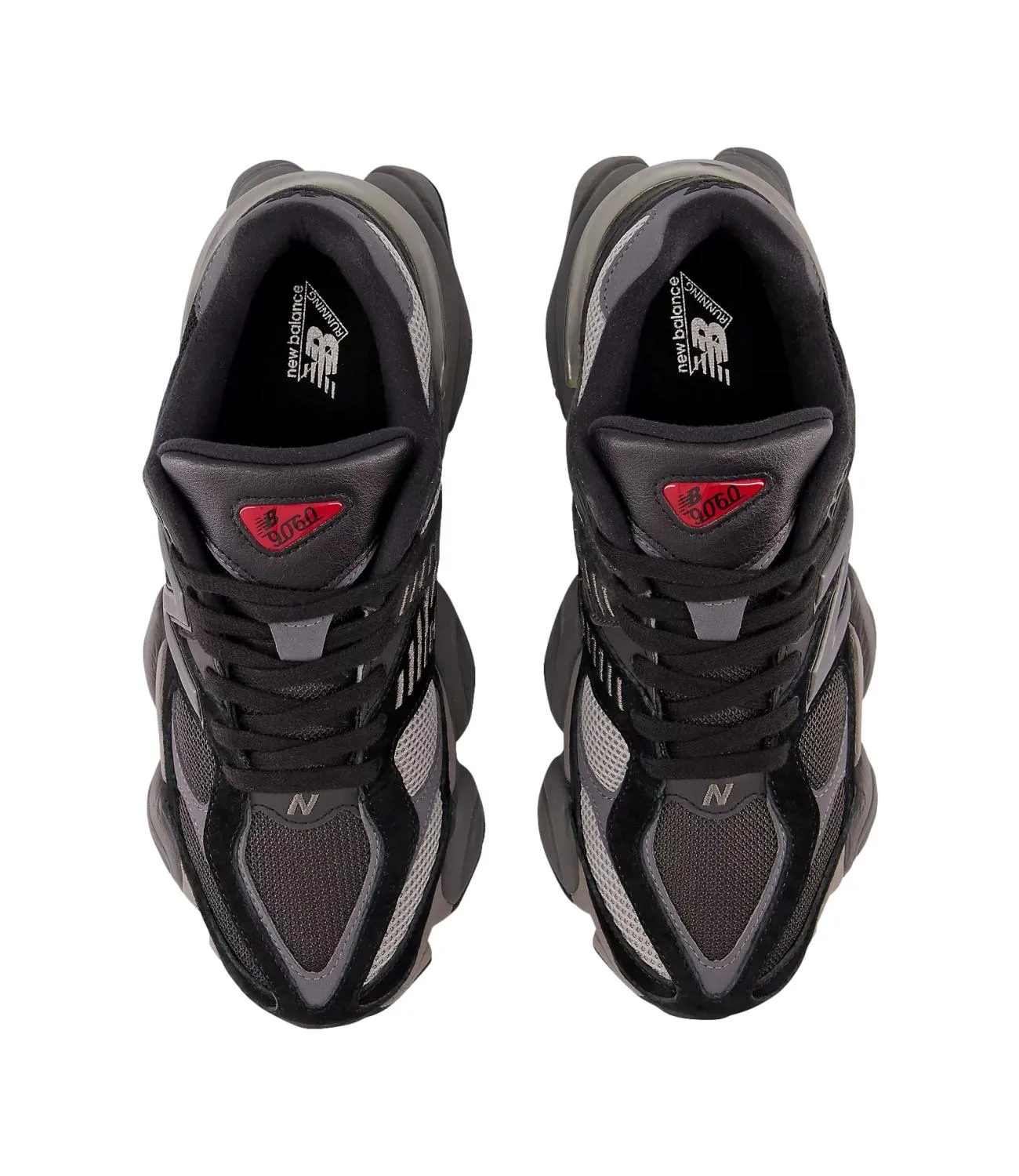 Brand NEW BALANCE 9060 sneakers nera e grigia uomo