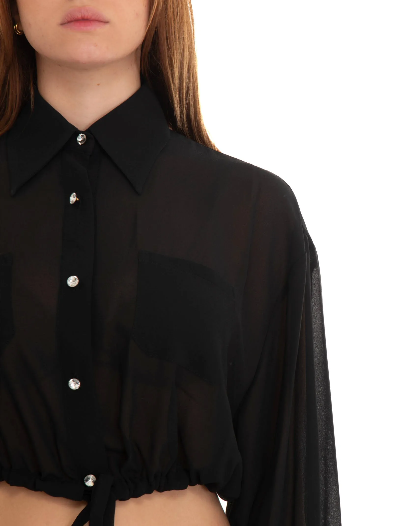 Camicia morbida da donna Nero Liu Jo Donna
