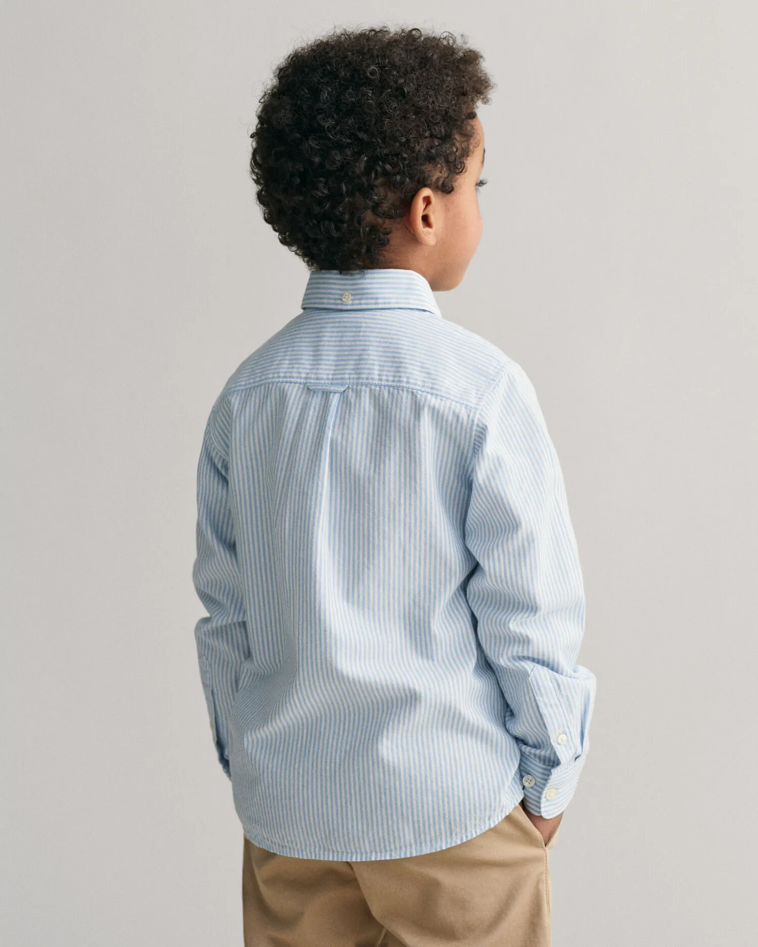 Camicia Oxford a righe Shield Kids    