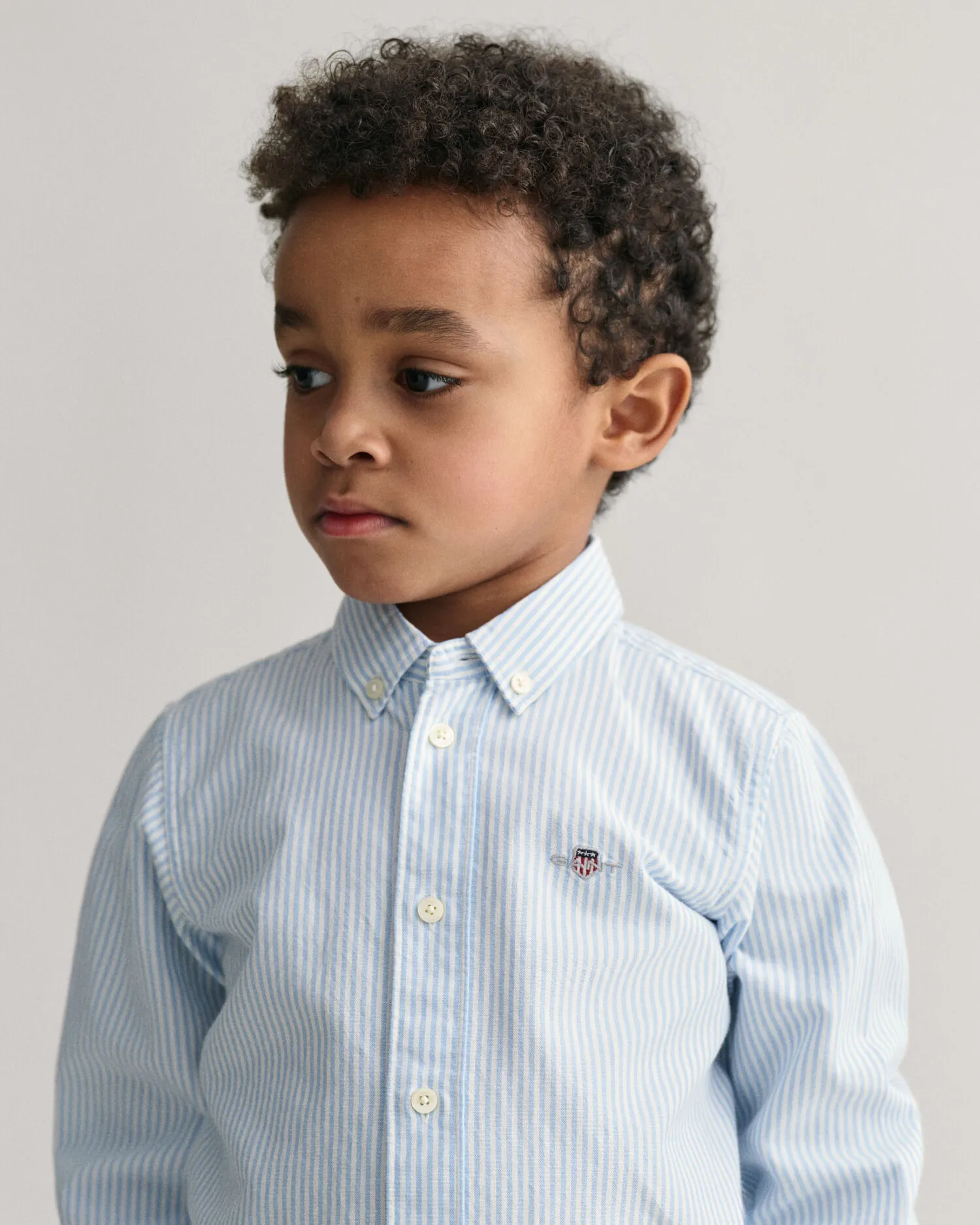 Camicia Oxford a righe Shield Kids    