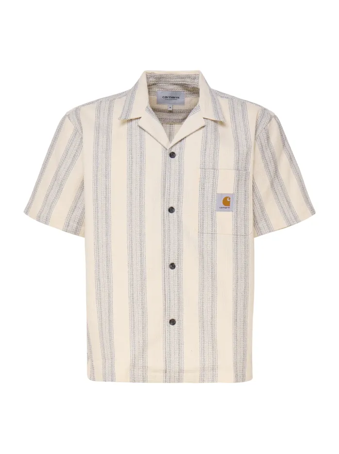 CAMICIA STILE BOWLING IN COTONE