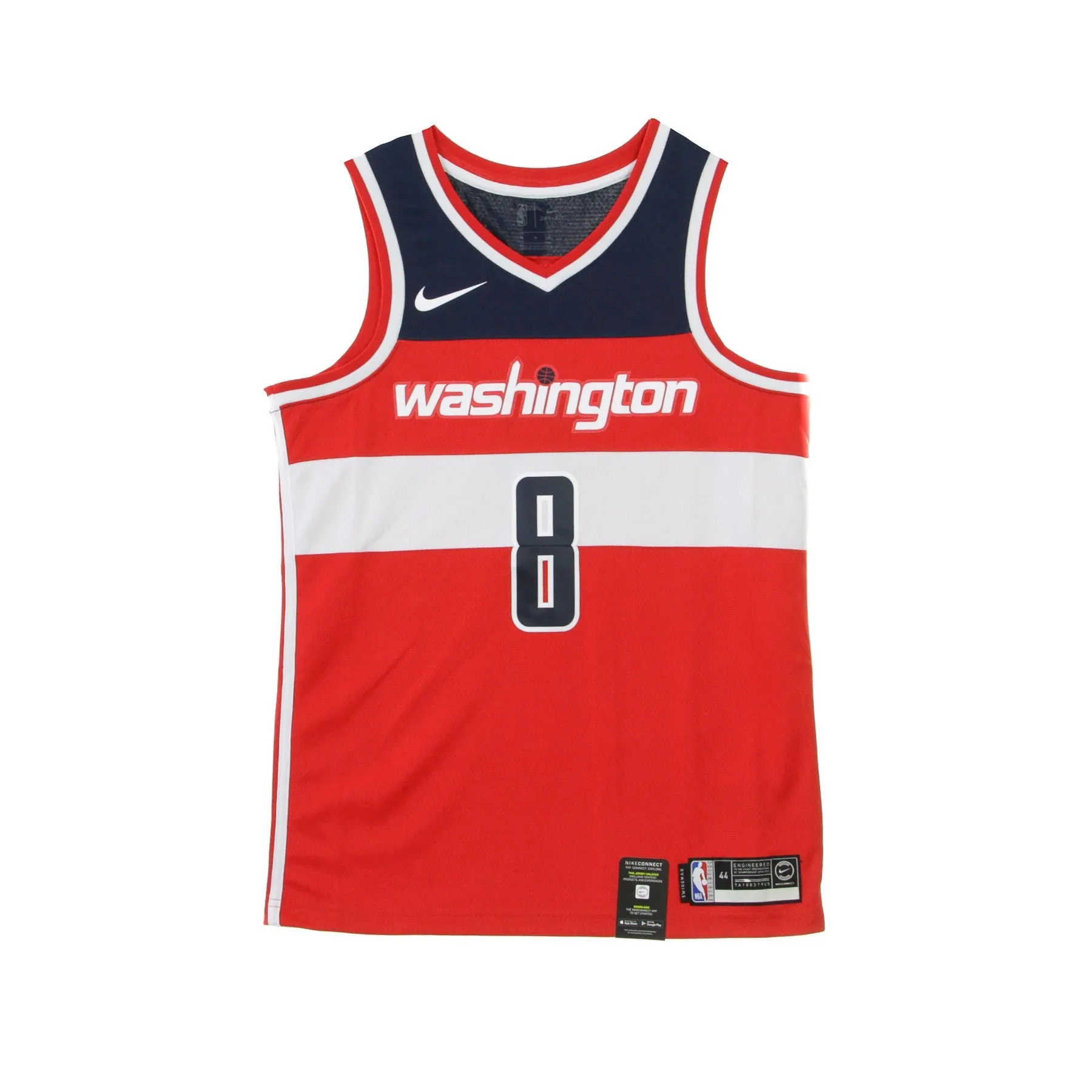 Canotta Basket Uomo Nba Swingman Jersey Icon Edition No.8 Rui Hachimura Waswiz University Red