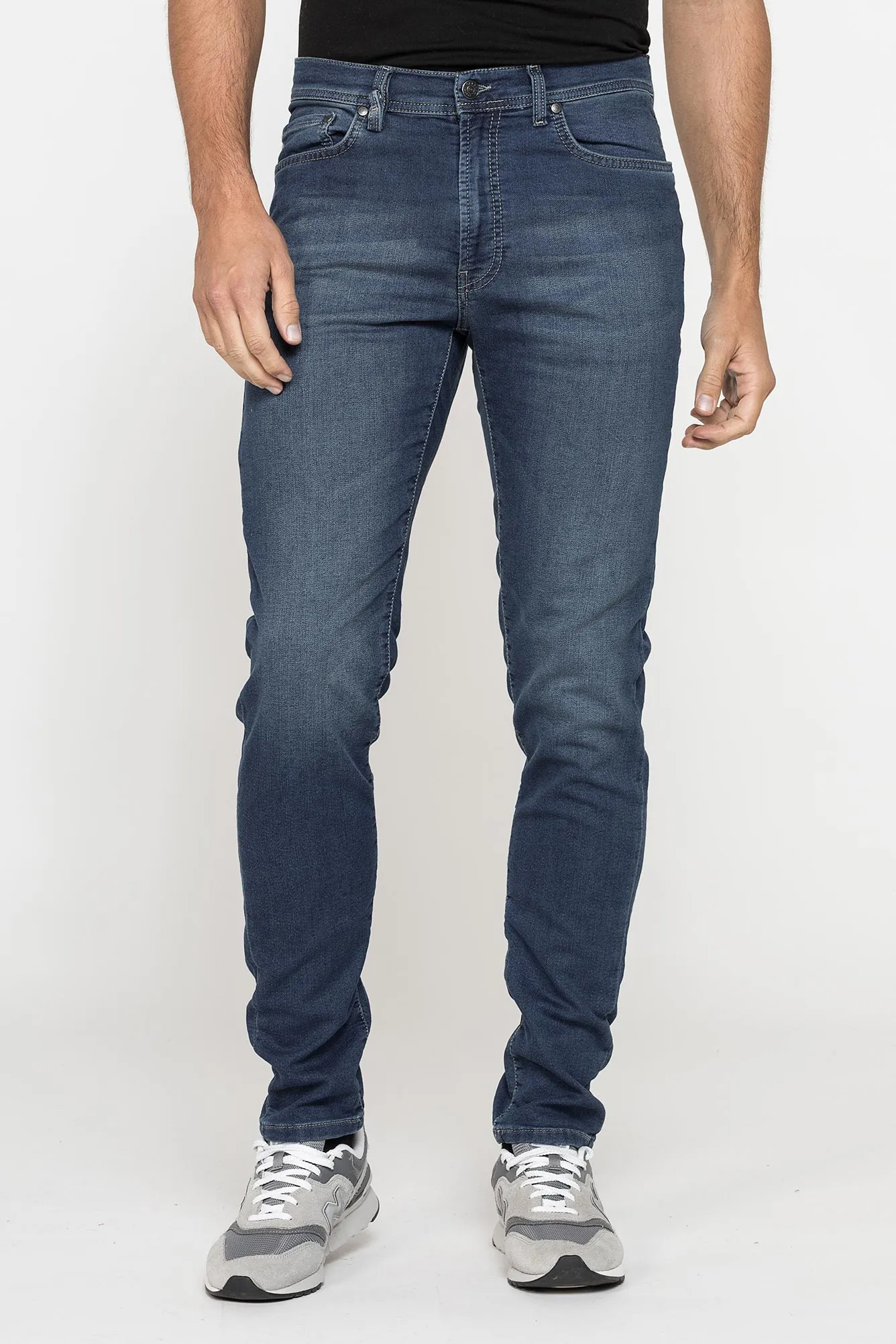 Carrera  ---------    ------------Jeans modello passport in tessuto denim play - Blu medio