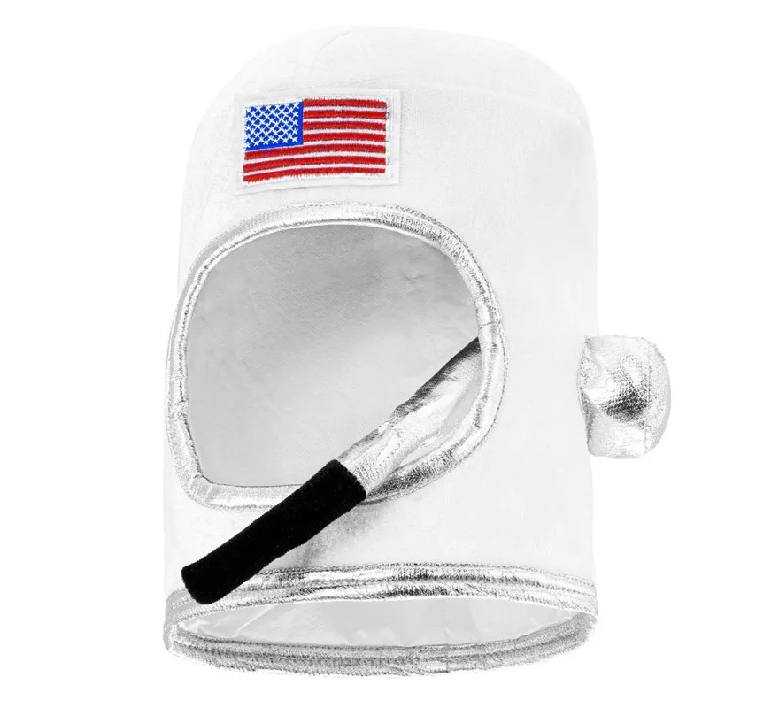 Casco da astronauta USA bianco per bambini