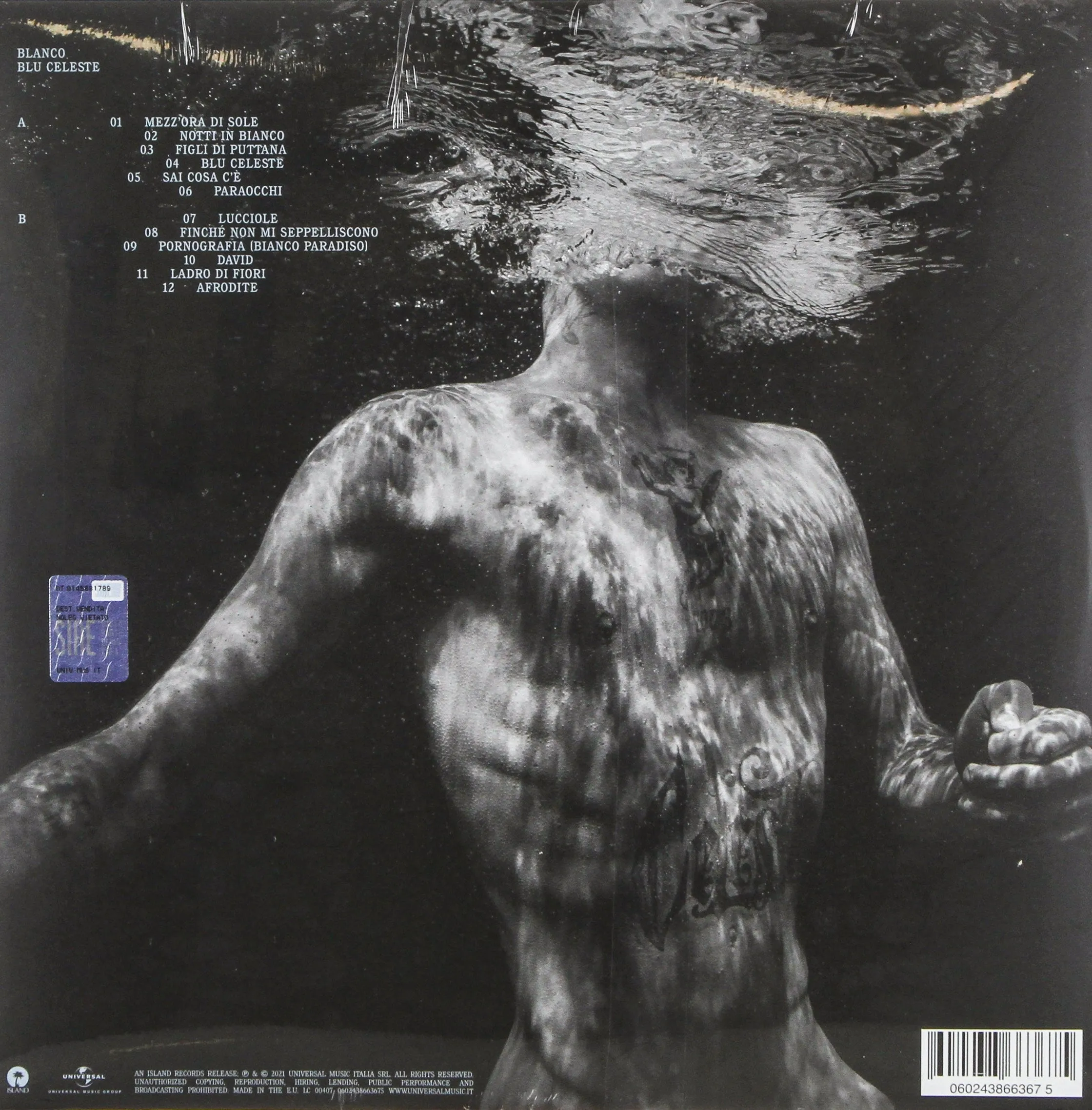 Cd Musica Blu Celeste Unico