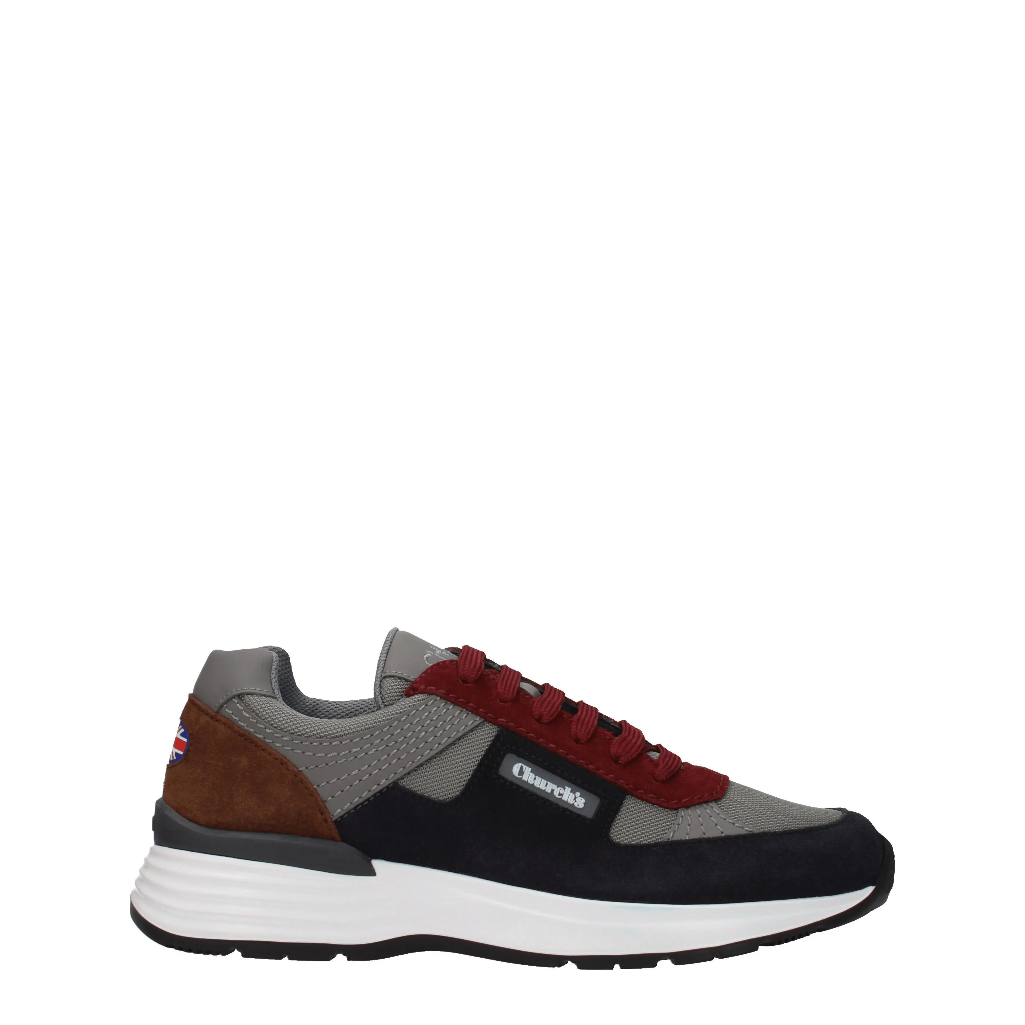 Church's Sneakers Ch873 Uomo Nylon Grigio/Blu Scuro