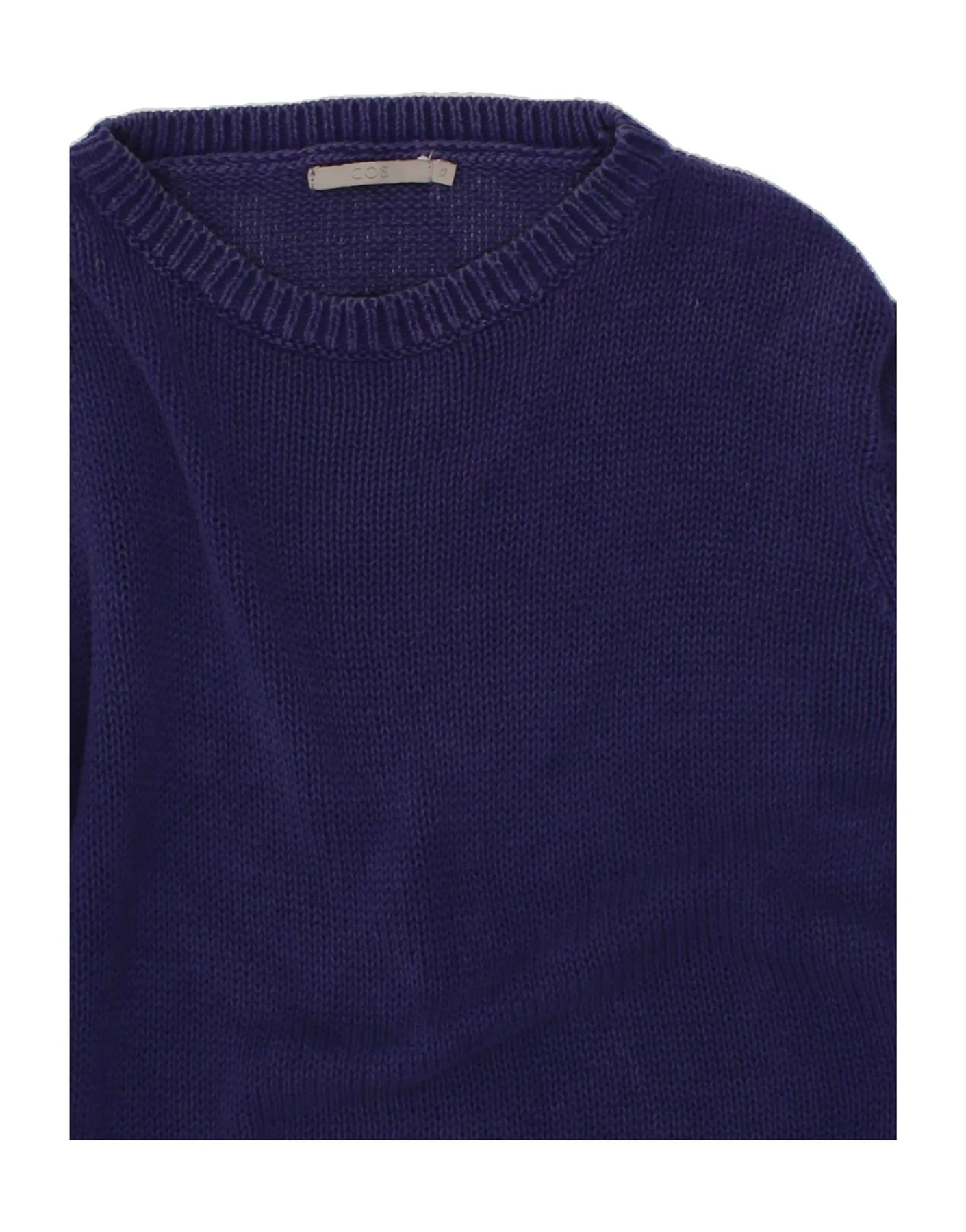 COS Womens Long Sleeve Jumper Dress UK 6 XS Blue