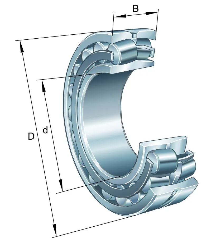 Cuscinetto a rullo FAG, Ø int. 45mm, Ø est. 85mm, guida larga 23mm