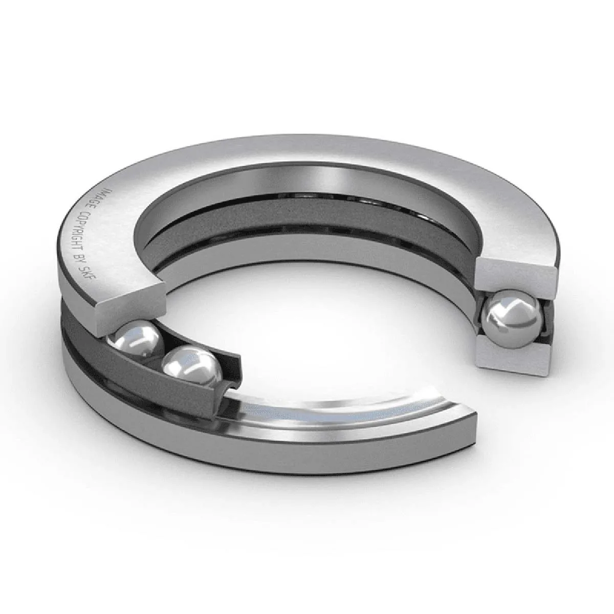Cuscinetto a sfera Cuscinetti a sfere reggispinta SKF in Acciaio, Ø int. 9mm, Ø est. 20mm, Largh. guida 7mm