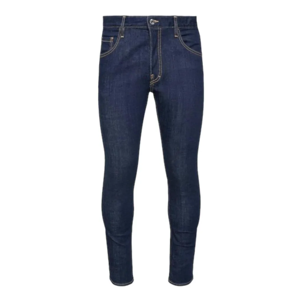 DSquared2  ---------    ------------Dsquared jeans uomo dark prince wash skater - blu