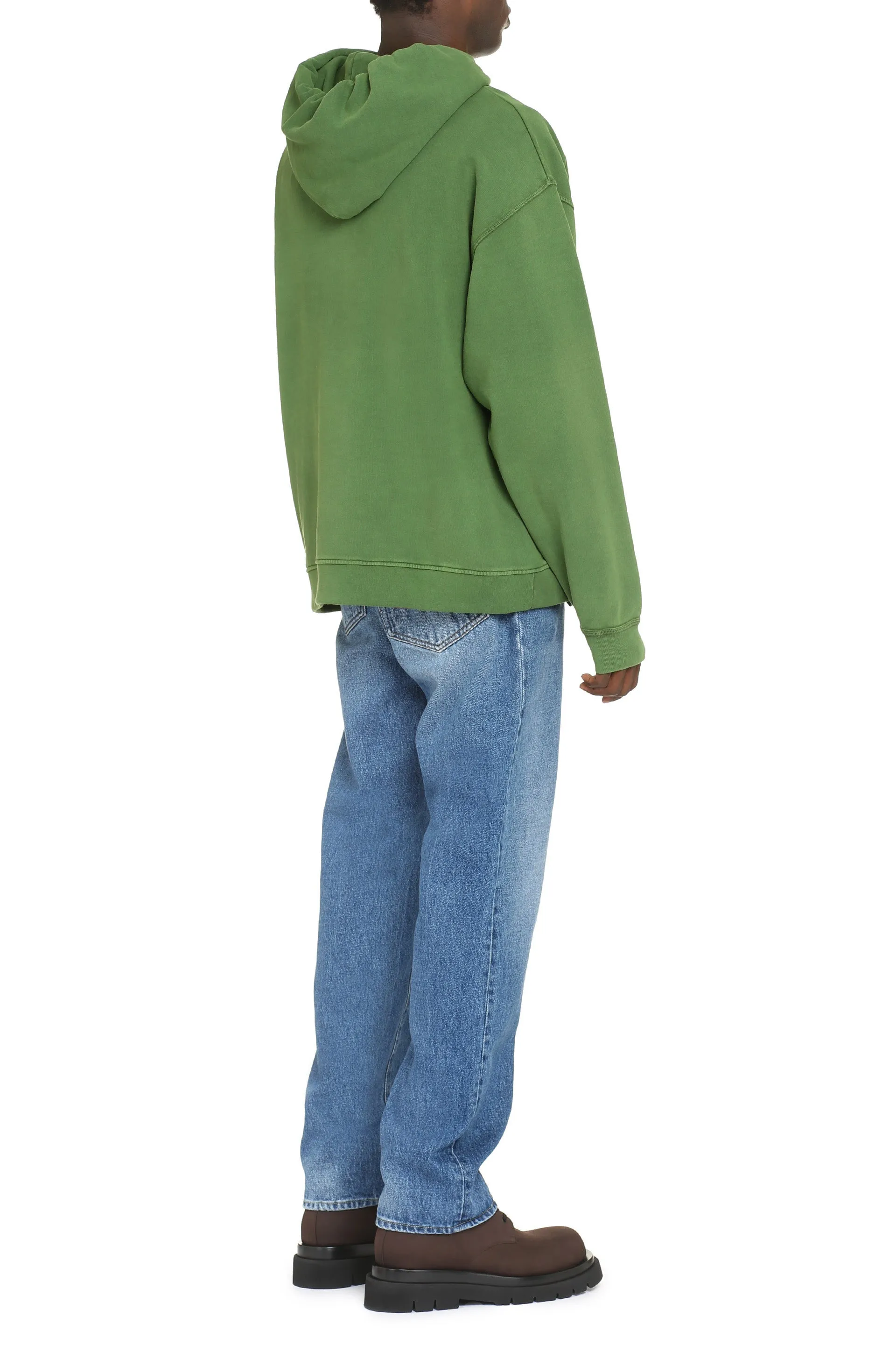 Dsquared2 Felpa con cappuccio e stampa