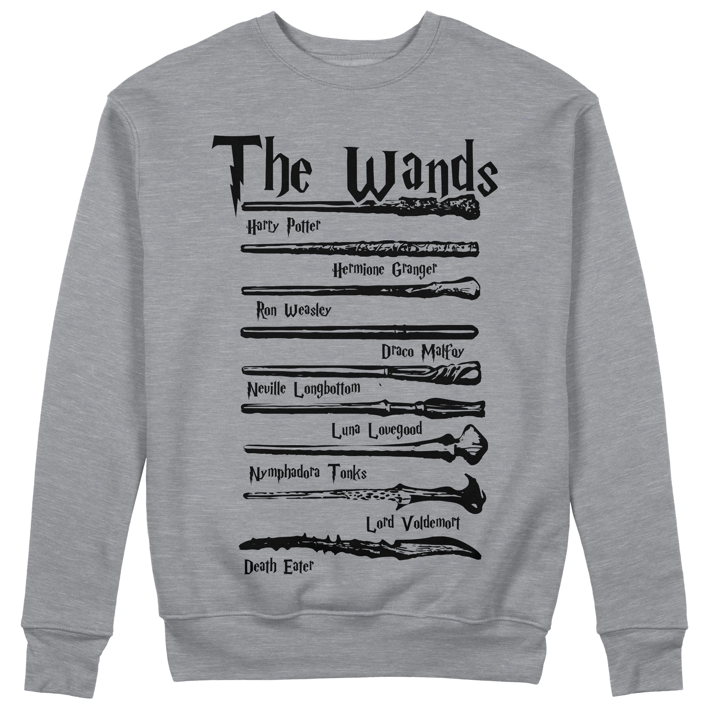 Felpa CUC Girocollo The Wands HP Harry  bacchette magiche - Unisex #chooseurcolor