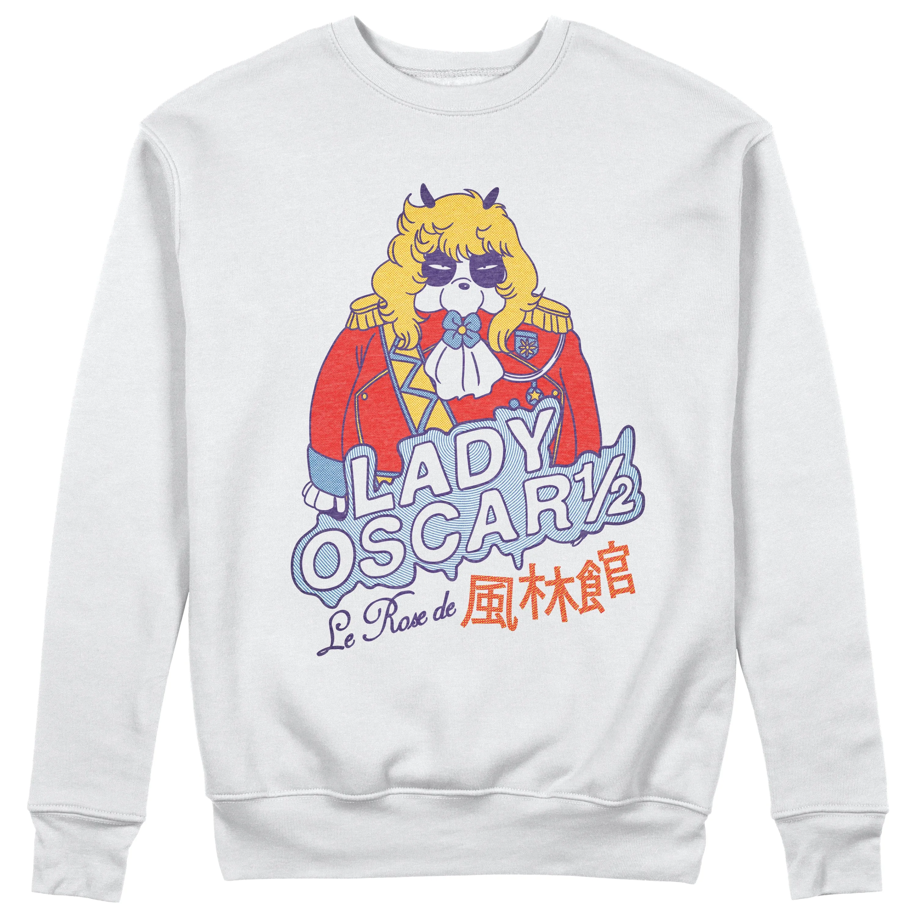 Felpa Girocollo LADY PANDA - Lady Oscar- Ranma -   #chooseurcolor