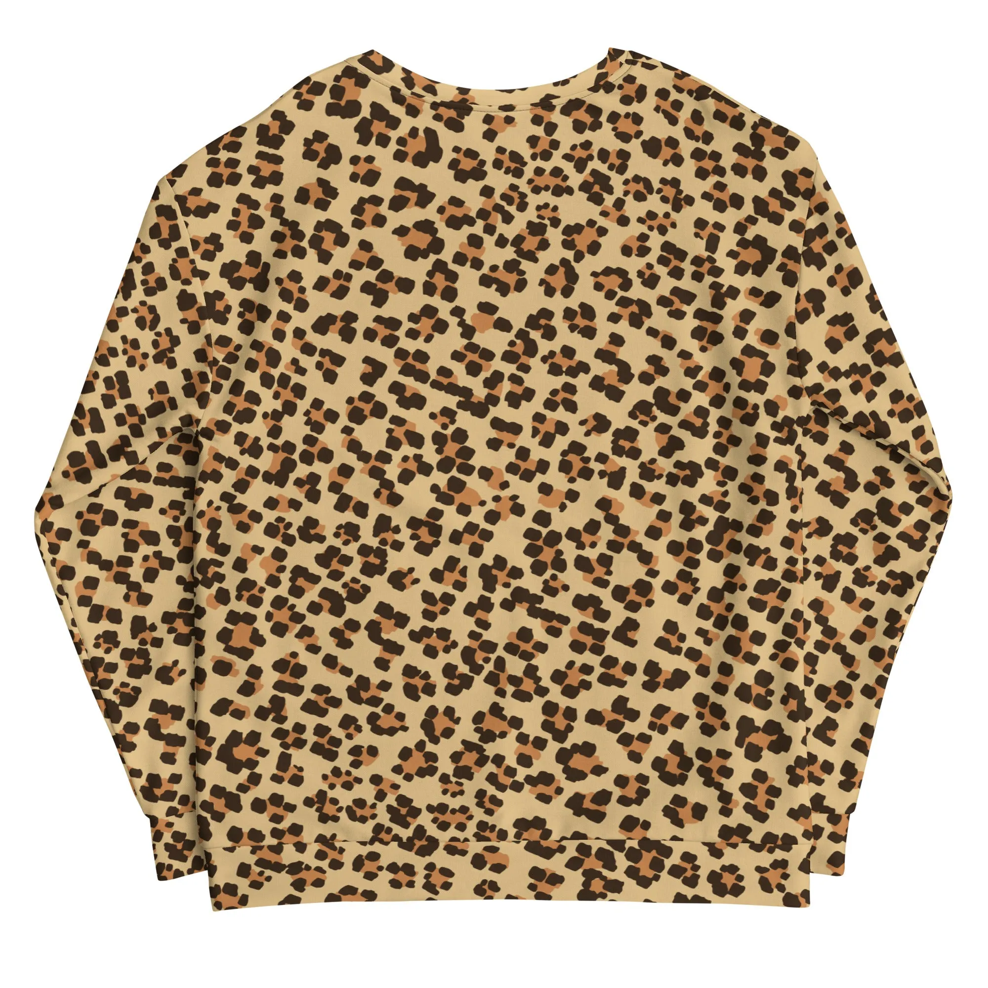 Felpa unisex leopardata