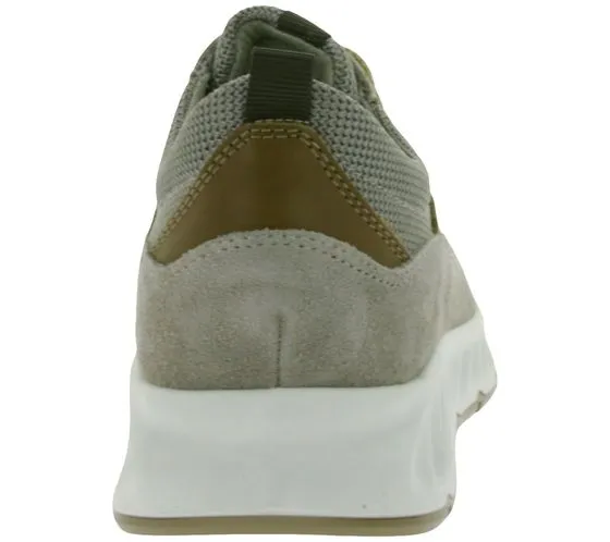 FRETZ men Saul scarpe sportive da uomo con ammortizzatore sneakers made in Italy grigio, verde, blu o beige