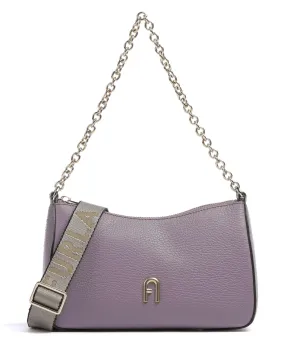  Furla Primula Mini Borsa a spalla pelle granulata viola  