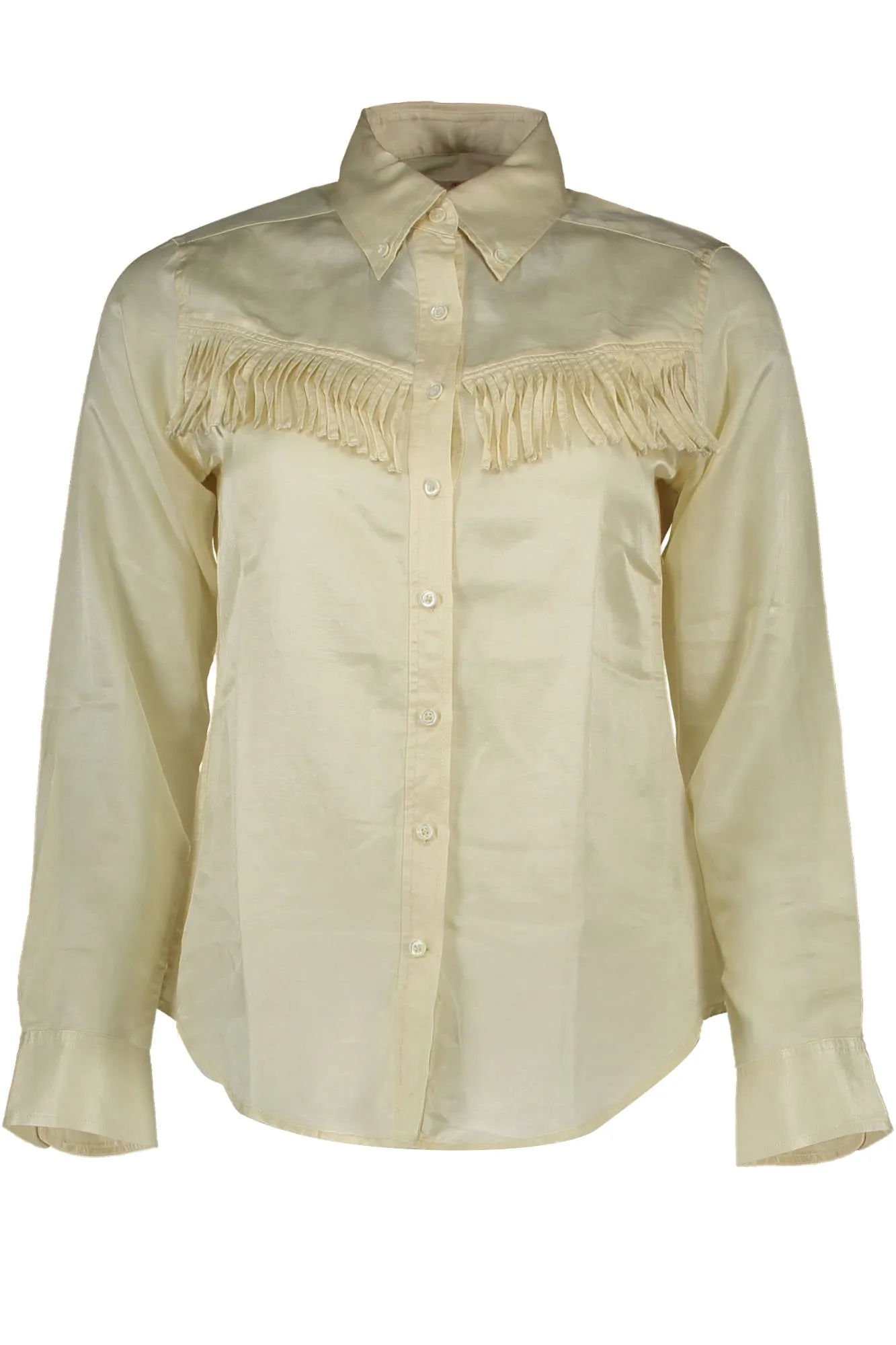 Gant camicia maniche lunghe beige   