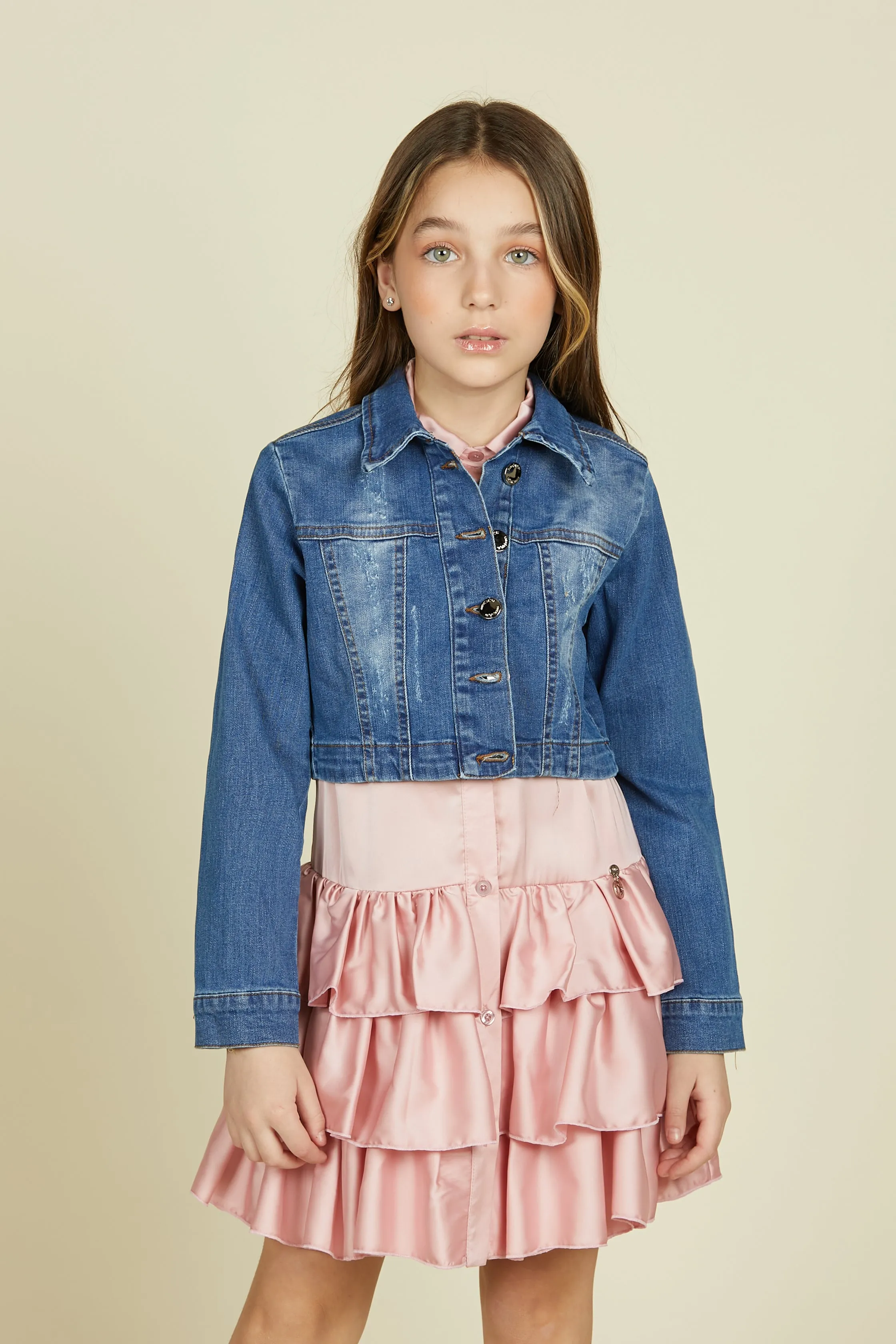 Giubbino COSMEA  manica lunga corto denim
