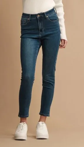 Griffai art: DGF3505 JEANS SKINNY BASICO LAV. MEDIO CON SPACCHETTI