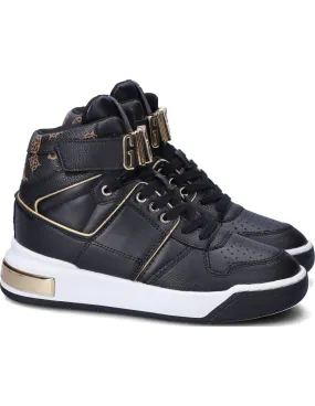 Guess donna sneakers blk-brown