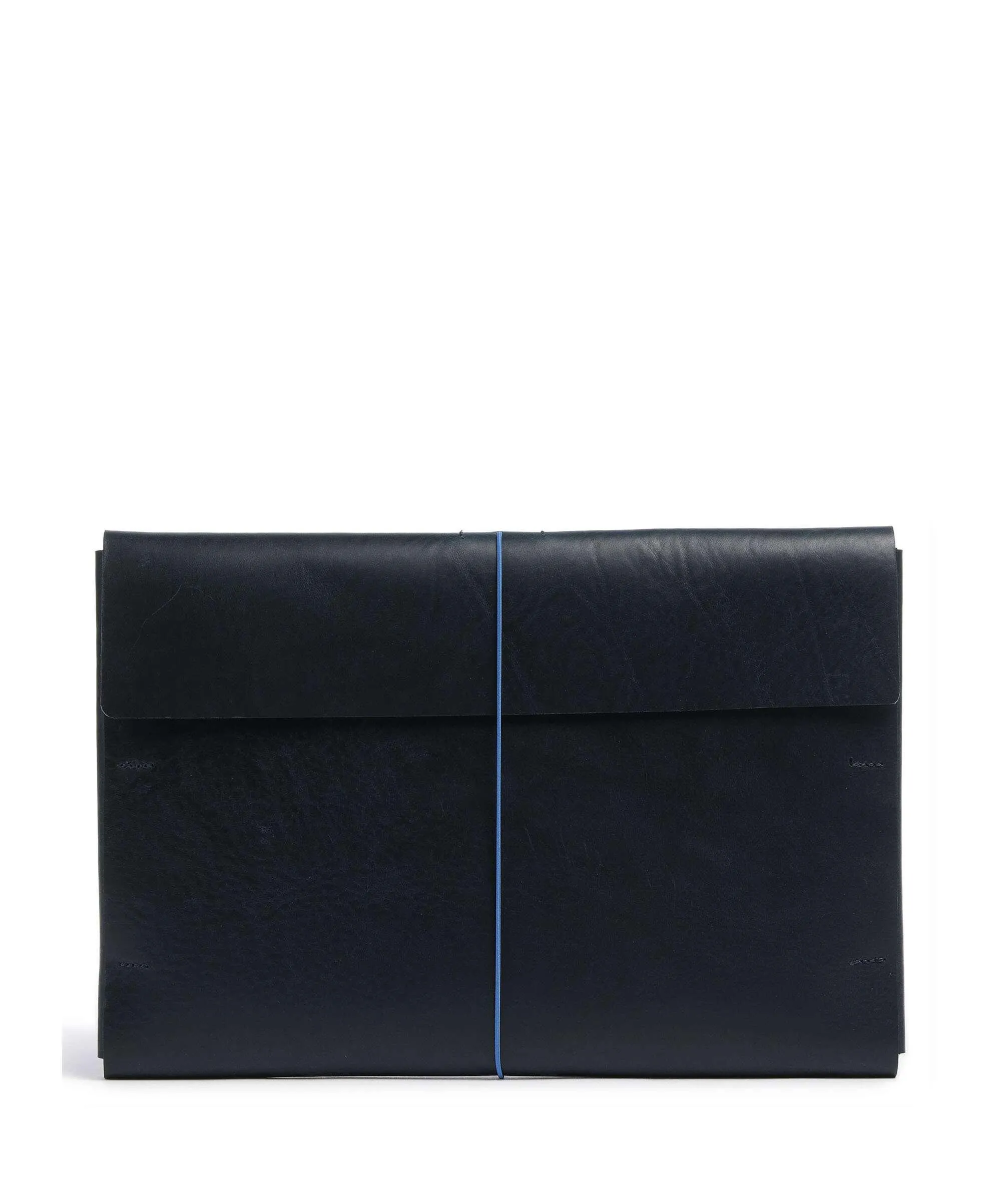  Harold's Keeper Custodia pc pelle di vacchetta finemente grana blu scuro  