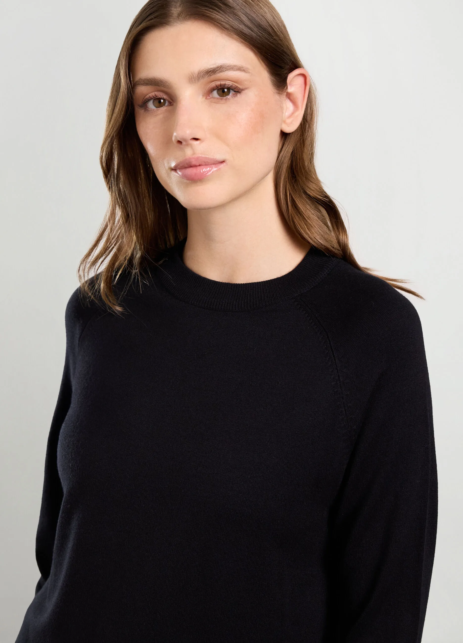 IWIE  Tricot misto viscosa con inserto donna