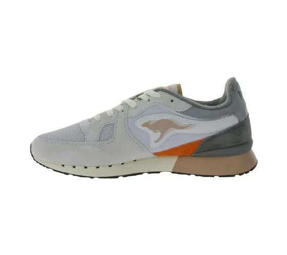 KangaROOS COIL R1 sneakers casual da uomo con dettagli in vera pelle, una piccola borsa rimovibile e suola Ortholite Scarpe 4729