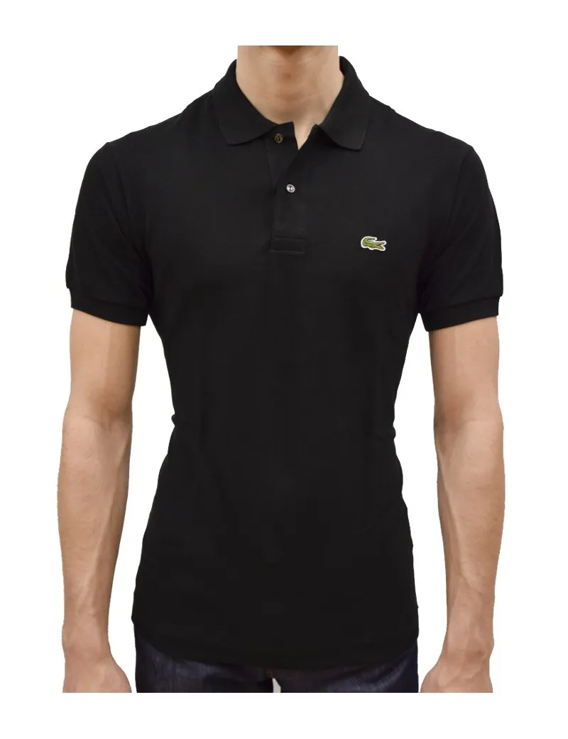 LACOSTE uomo polo manica corta slim fit nera ph4012