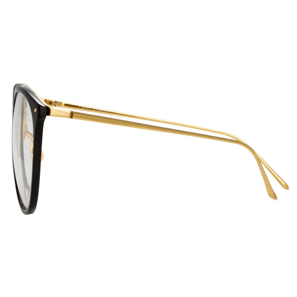 Linda Farrow - Occhiali da Vista Kings Oversized in Nero - LFLC747C7OPT - Linda Farrow Eyewear