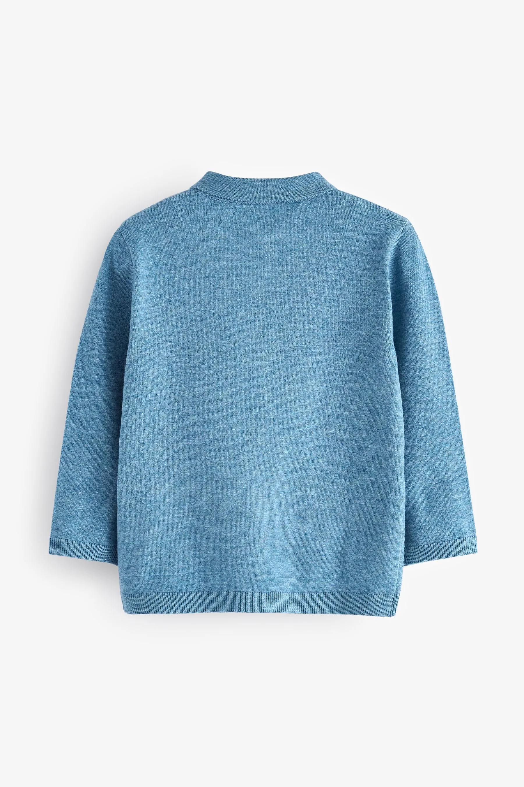 Long Sleeve Cable Polo Shirt (3mths-7yrs)    