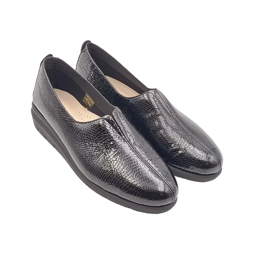 mocassino donna in vernice sc2541 25rysa 232 nero grunland