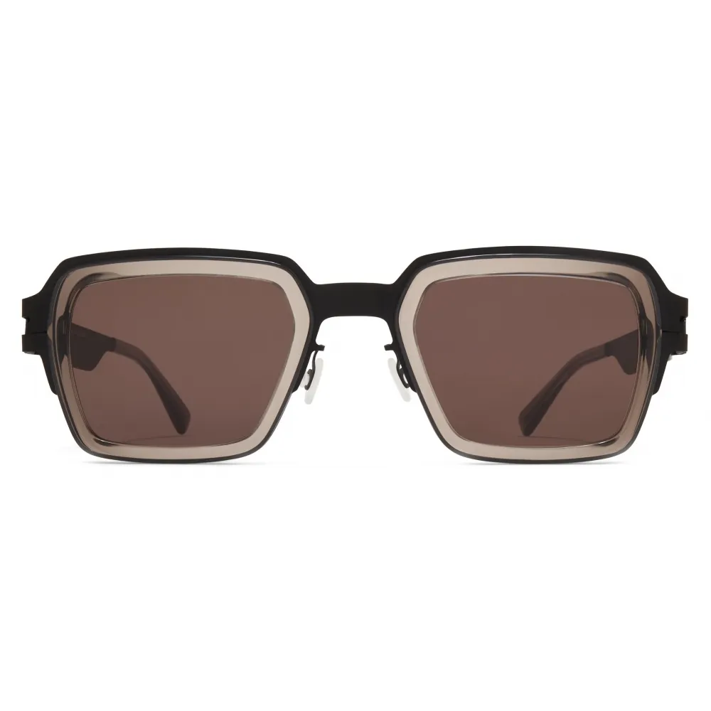 Mykita - Lennon - Mykita Acetate - A77 Nero Marrone - Acetate Collection - Occhiali da Sole - Mykita Eyewear