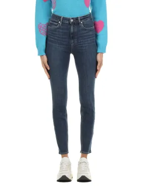 PAIGE   JEANS MARGOT ANKLE IN DENIM DI COTONE