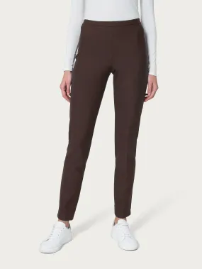 Pantalone a sigaretta modellante in Compact - Chocolate Torte
