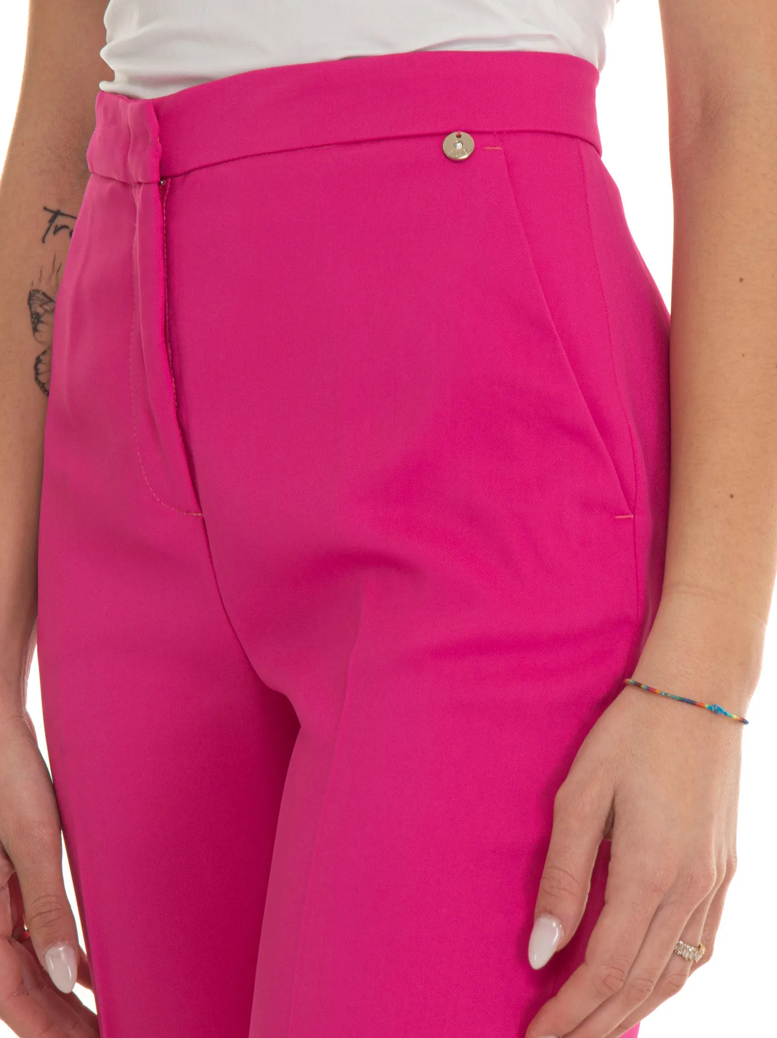 Pantalone classico Fucsia Liu Jo Donna