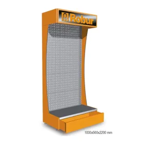 Parete espositiva vuota Robur - SHOPinShop C88 R/1