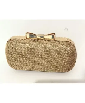 Pochette oro - Borsetta da cerimonia con tracolla