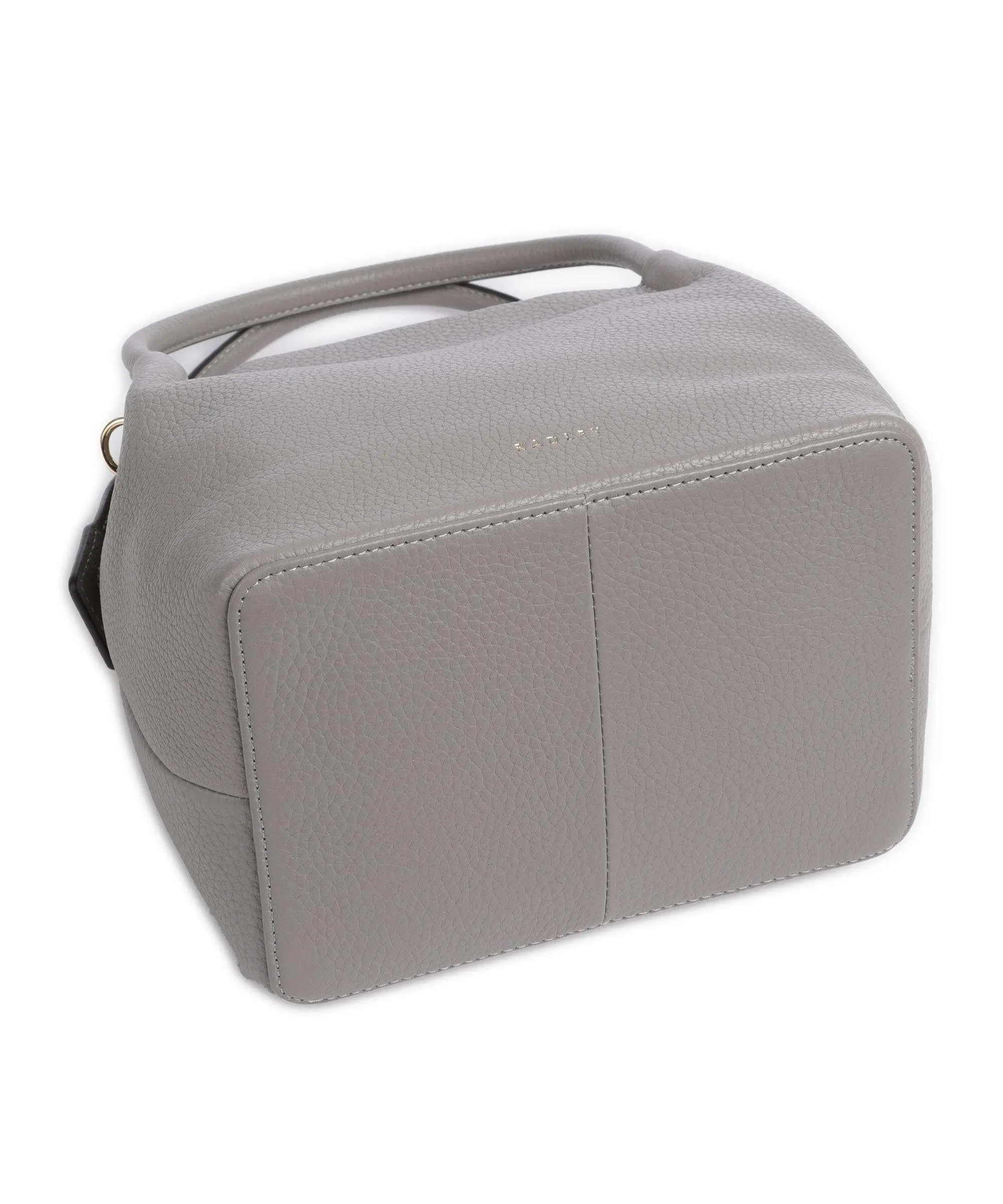  Radley London Ivydale Road Borsa a mano pelle di vacchetta grana grigio  