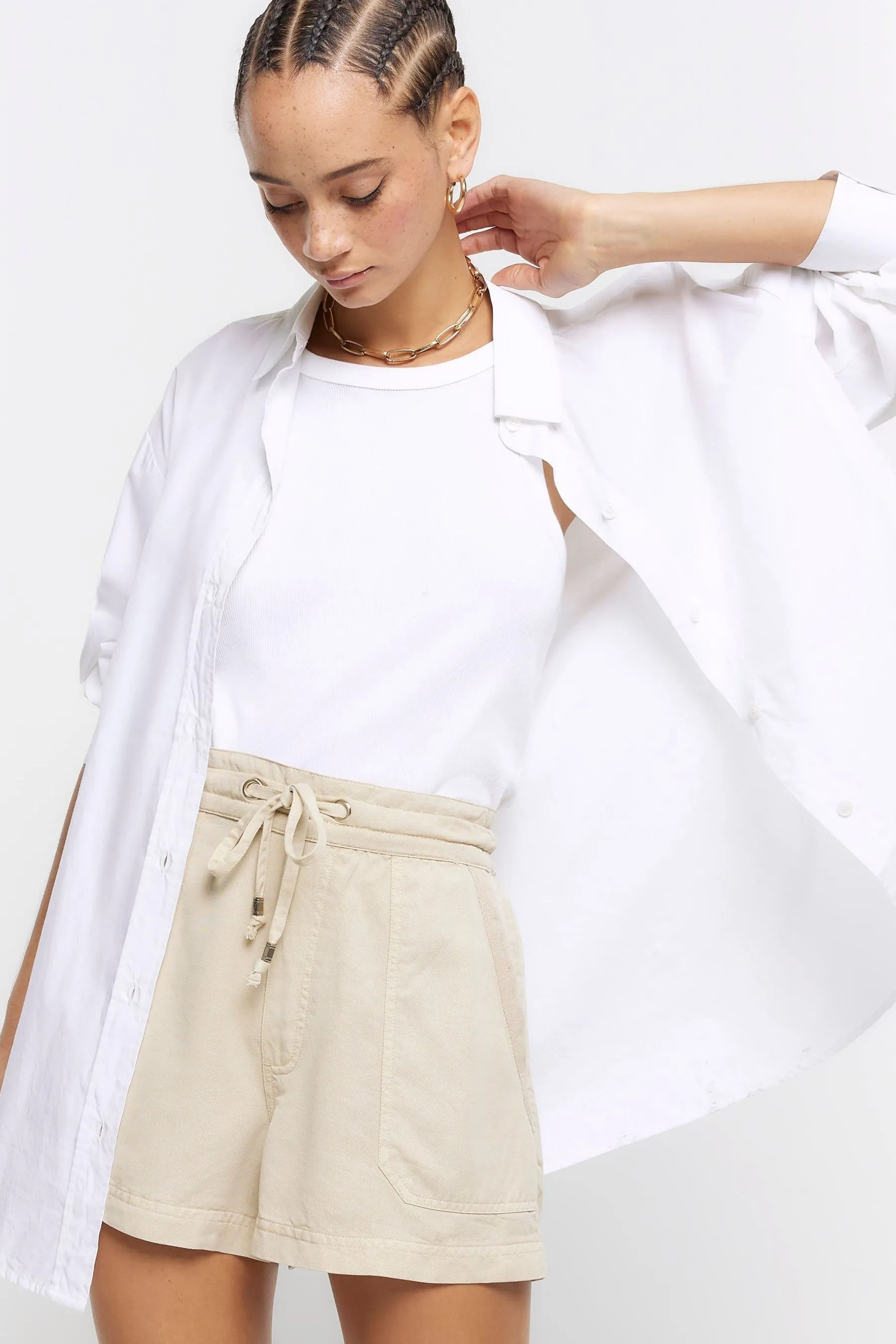 River Island - Shorts in lyocell casual    