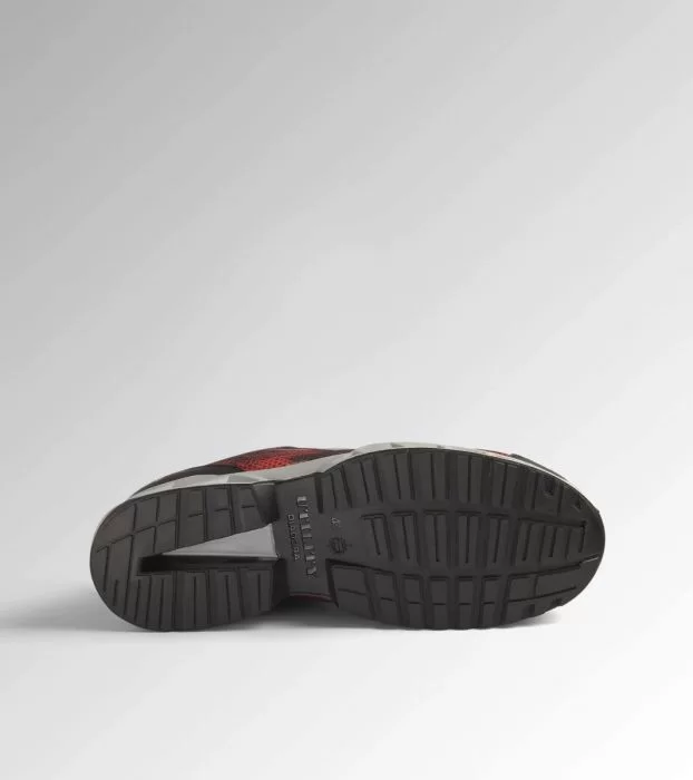 Scarpe antinfortunistica Diadora modello SCARPA SHARK STABLE IMPACT LOW S1P SRC ESD NERO/ROSSO 
