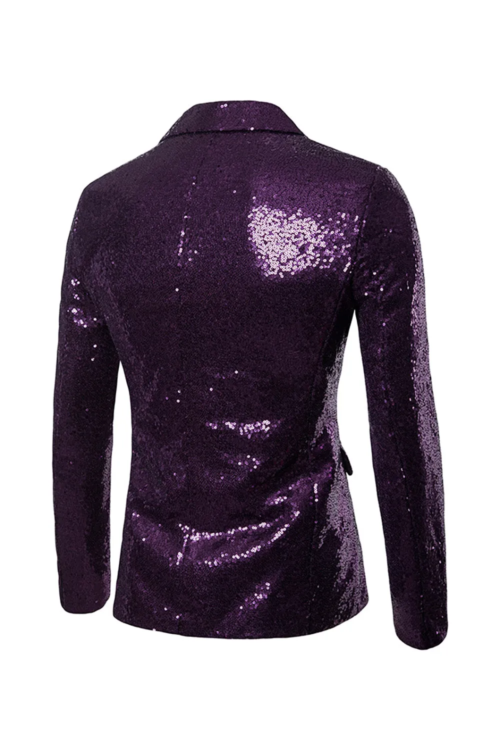 Scintillante Oro Notched Lapel Prom Blazer
