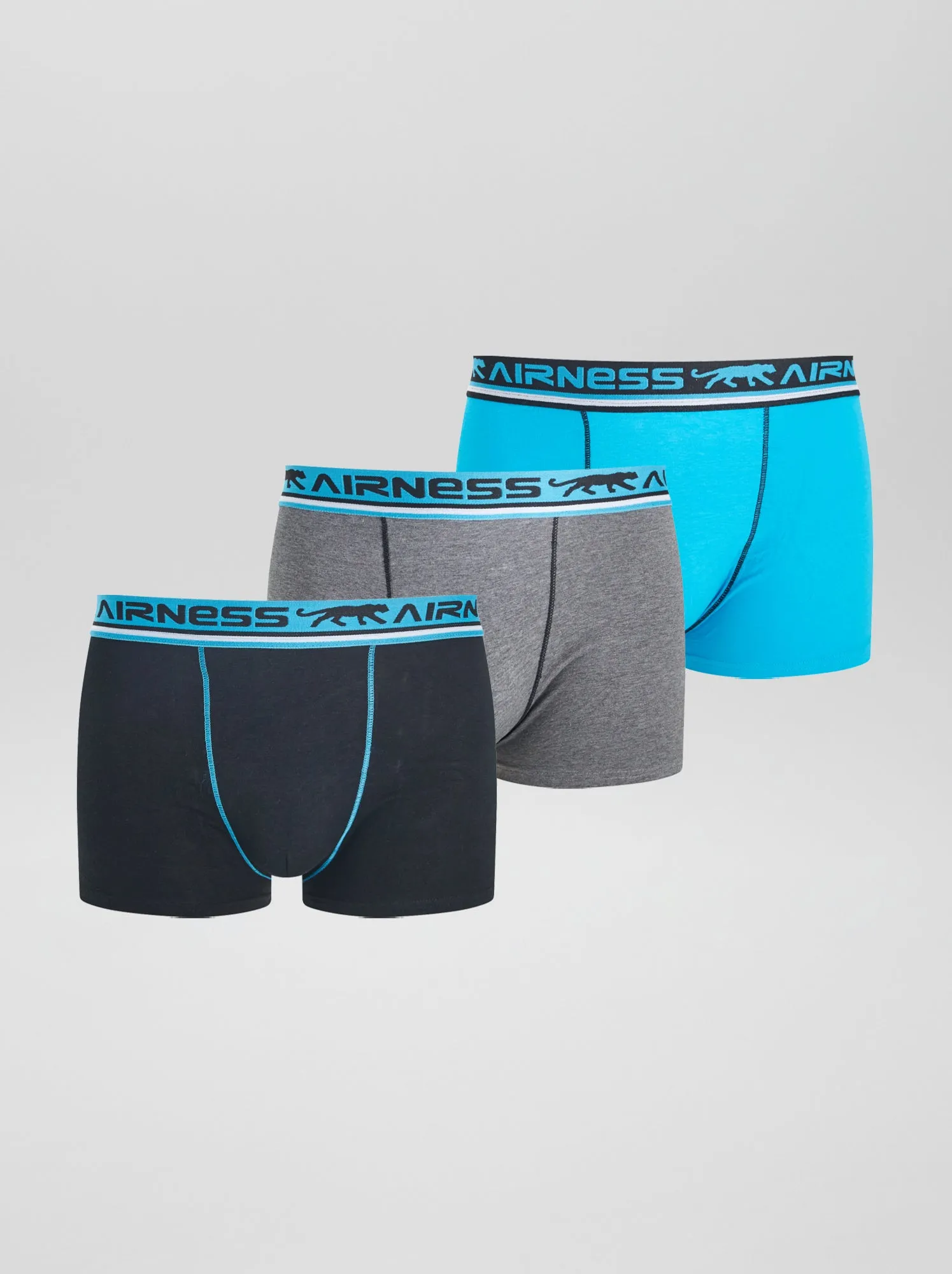Set di 3 boxer 'Airness' - NERO